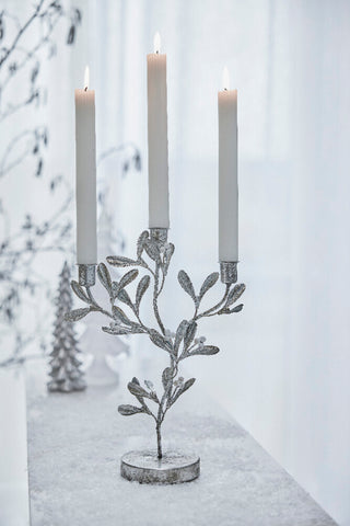 Sissia decorative tree 20 cm silver