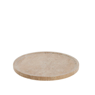 Travina tray Ø25.5 cm. true marble