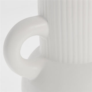 Anine vase H19 cm. white