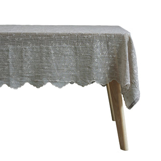 Eloise tablecloth 220x160 cm. dark sand