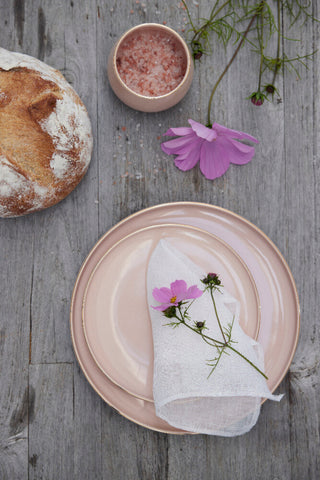 Clara dinner plate 26 cm. pink