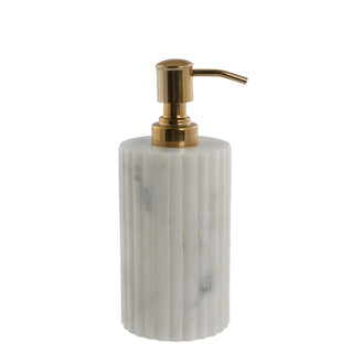 Eliana dispenser 18.5 cm. white marble