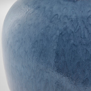 Vasilia vase in stoneware 39.5cm. blue