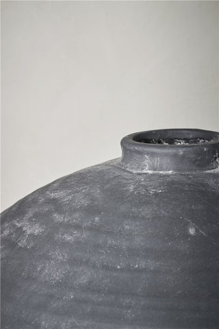 Catia vase H57 cm. antique black