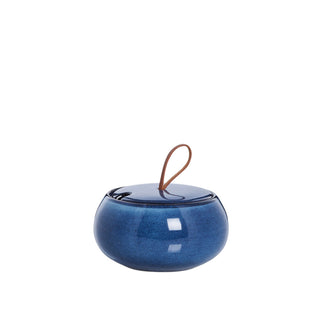 Amera sugar bowl H7 cm. blue