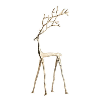 Marely deer H64 cm. light gold