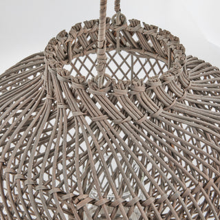 Harper lantern 30x30 cm. Natural wicker