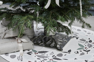 Cristie Christmas tree blanket Ø110 cm. white