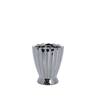 Shenella flower pot hider H12 cm. silver