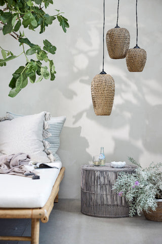 Novie pendant light 13x50 cm. Natural wicker