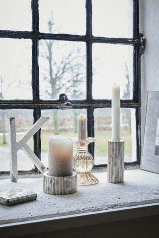 Eliana candlestick 12.5 cm. true marble