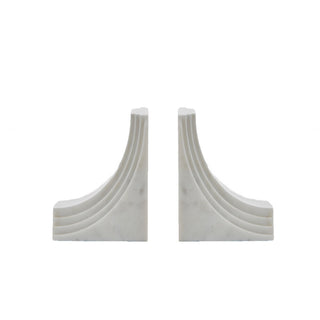 Ellia bookend marble white