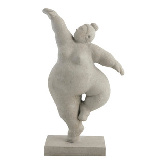 Serafina female figure H28.8 cm. grey