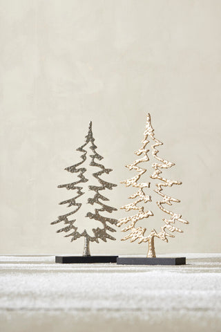 Lavola Christmas tree figure 48.5 cm light gold