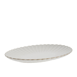 Camille dish 36x25.5 cm. off white