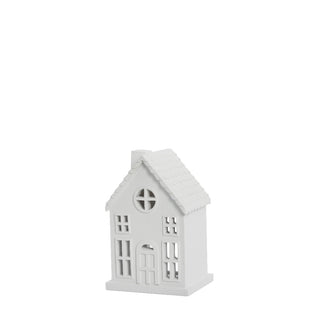 Seholia decorative house 17 cm white