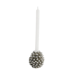 Serafina stand cone H6 cm. antique silver