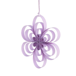 Parillia Easter pendant Paper purple 11 cm.