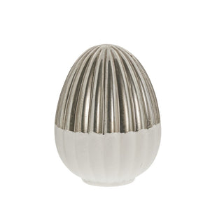 Evienne egg H15 cm. white