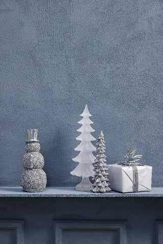 Sissia decorative tree 20 cm silver