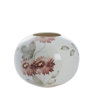 Sanella håndmalt vase H21 cm. rosa