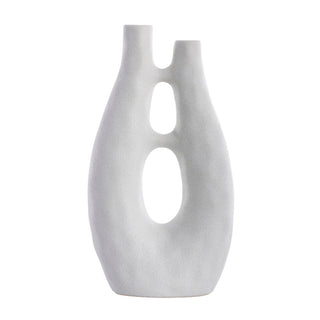 Ayla vase H41.5 cm. white