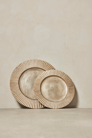 Lavisse dish 49.5 cm light gold