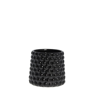 Dotsie flower pot hider Ø14cm black