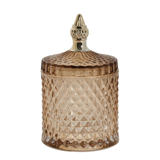 Miya jar H17.5 cm. golden brown