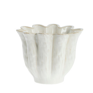 Vielle hides in ceramic Ø19 cm. off white