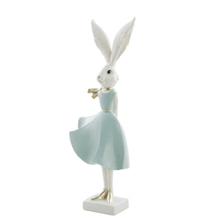 Sevia Easter figurine lady polyresin H36.5 cm blue